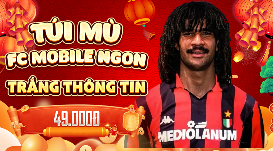 TÚI MÙ ACC FC MOBILE NGON OVR 110 - 120 HÀNG GAREN TRẮNG THÔNG TIN